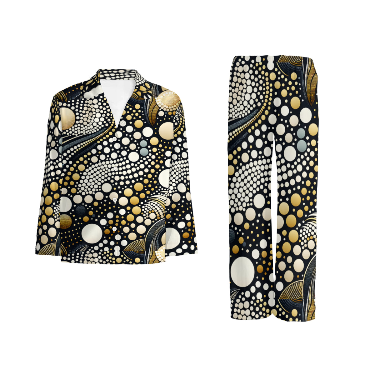 Abstract Dotted Adult Long-Sleeved (Multi-Sided Design) | Polyester