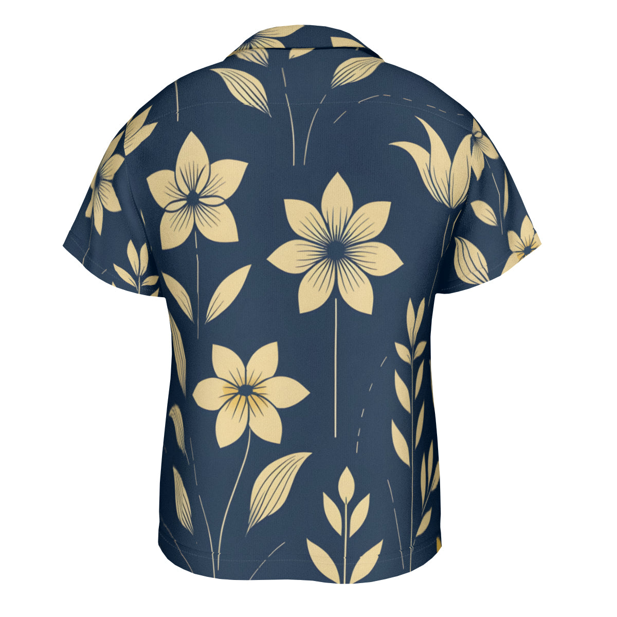 Tropical Floral Short Sleeves Men's Shirt