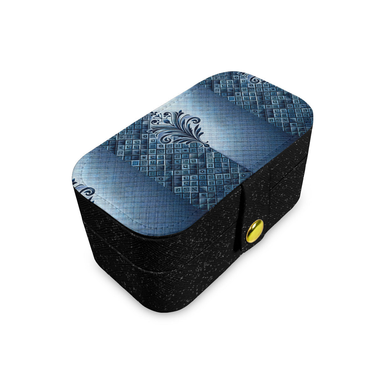 Denim Style Personalized Portable Jewelry Box