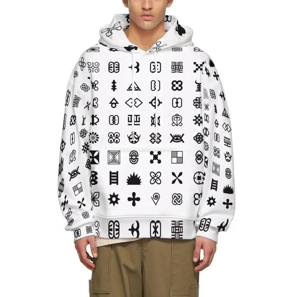 Adinkra Symbols Unisex Hoodie (DTG) | 320GSM Cotton
