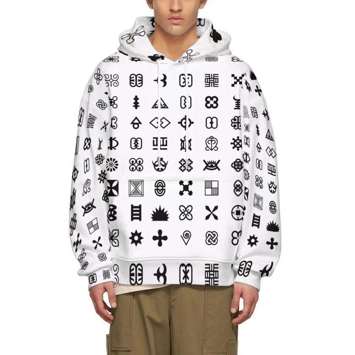 Adinkra Symbols Unisex Hoodie (DTG) | 320GSM Cotton