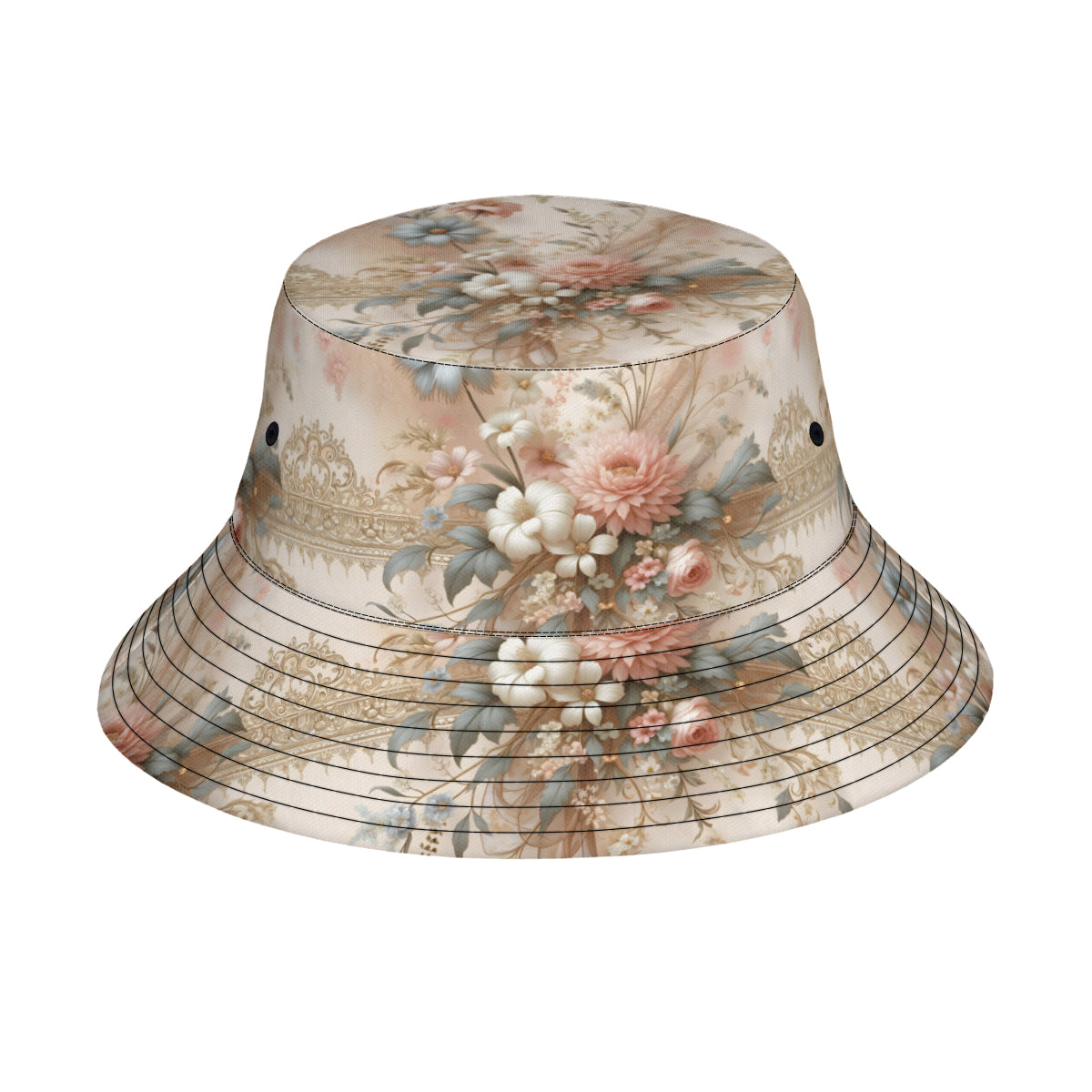 Abstract Minimal Double-Sided Unisex Polyester Bucket Hat