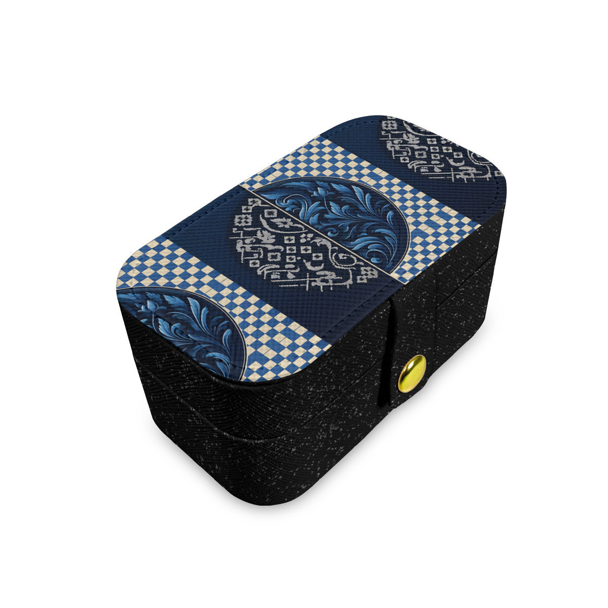 Denim Style Personalized Portable Jewelry Box