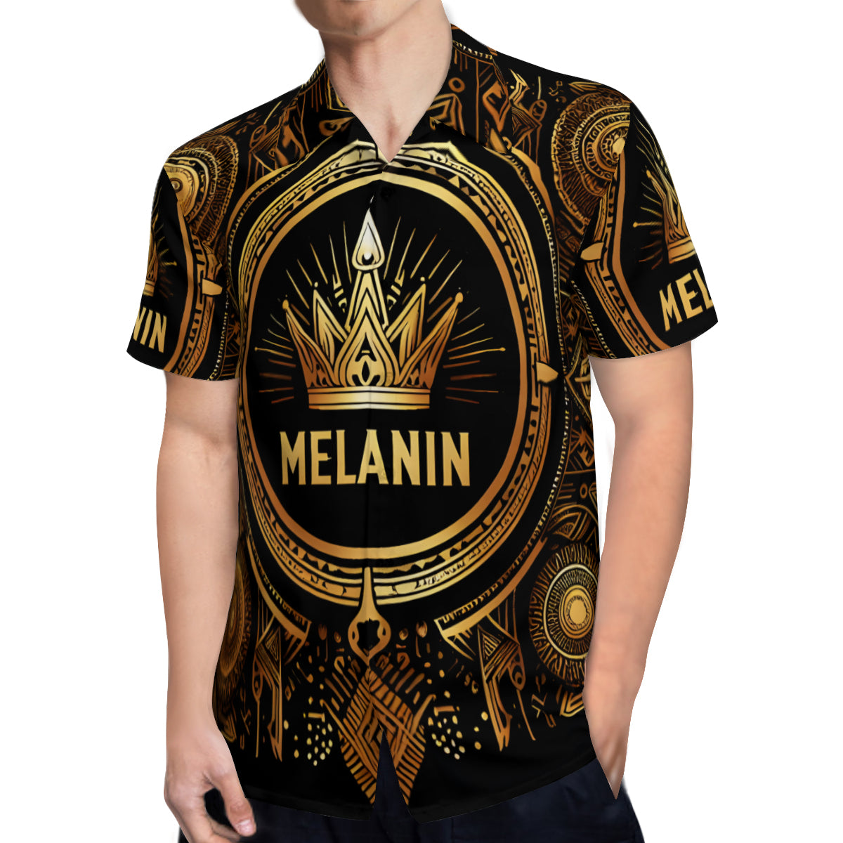Melanin King Short Sleeves Men's Shirt