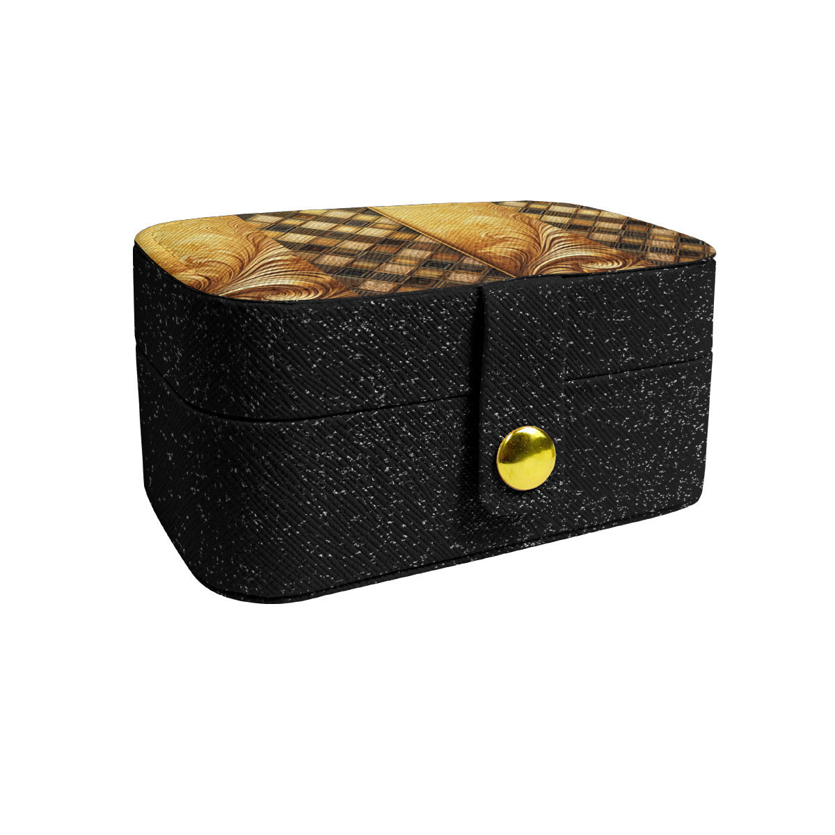 Golden Style Personalized Portable Jewelry Box