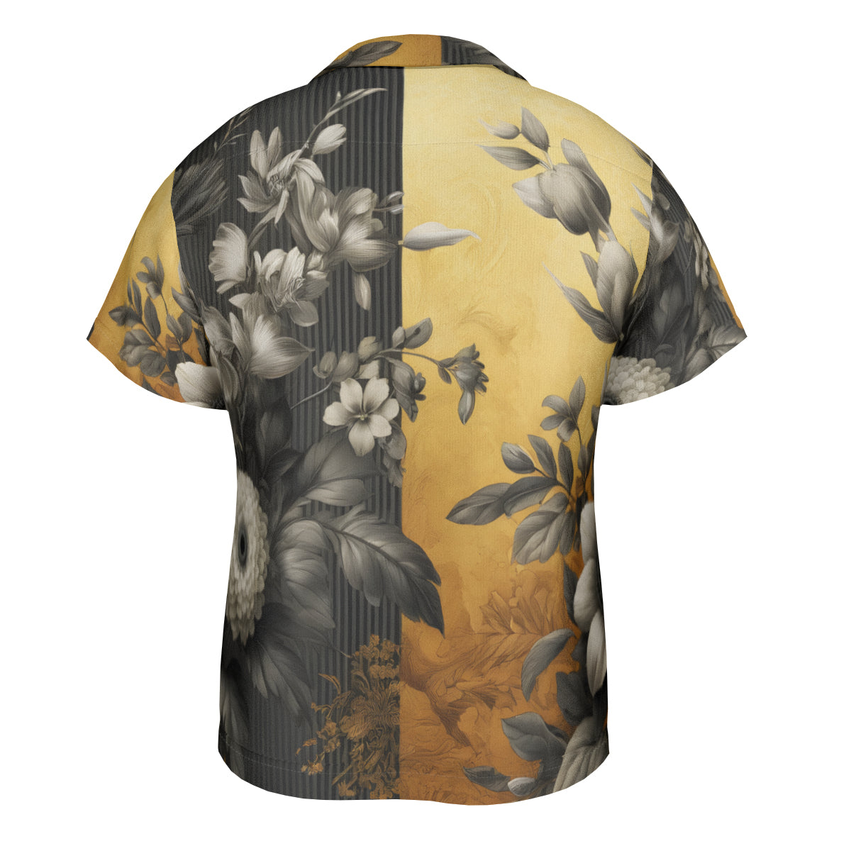Floral Short Sleeves Men's Shirt