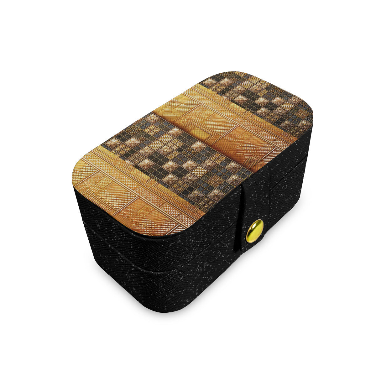 Golden Style Personalized Portable Jewelry Box