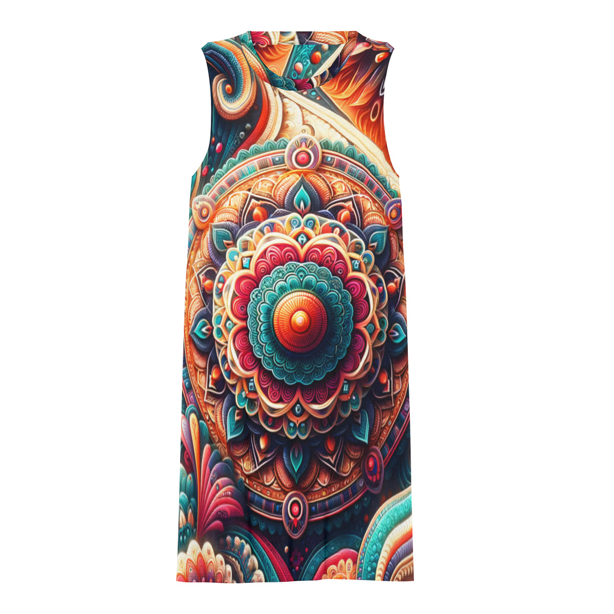 Abstract Women's Casual Dress | Polyester