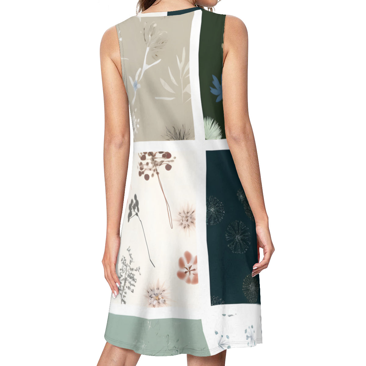 Floral Women's Casual Dress | Polyester