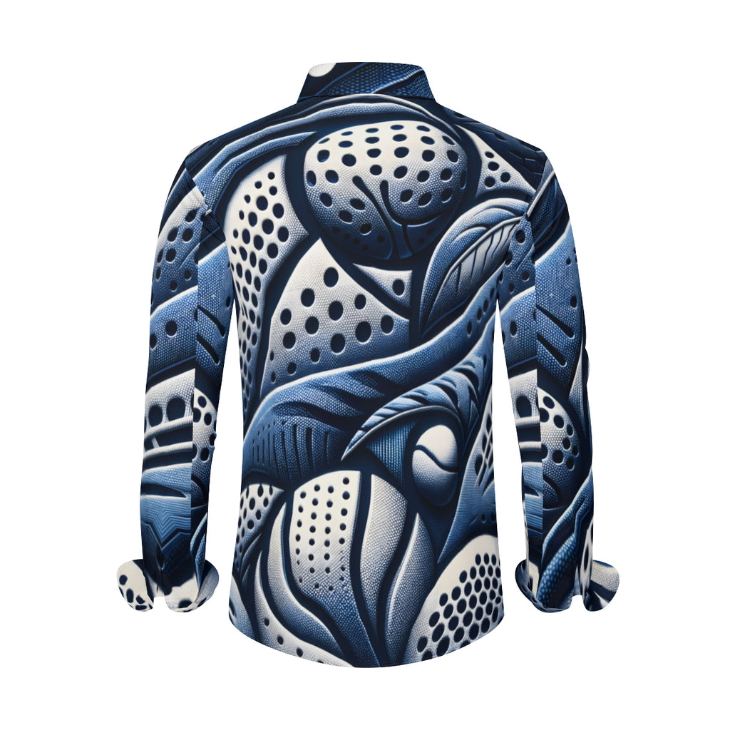 Blue Golf Men's Classic Long-Sleeved Shirt | Polyester