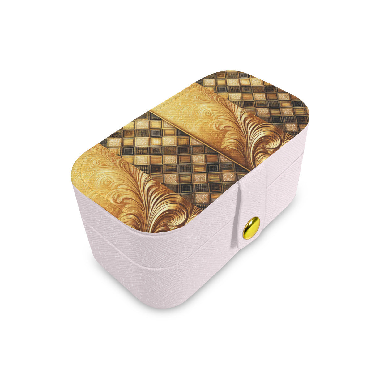 Golden Style Personalized Portable Jewelry Box