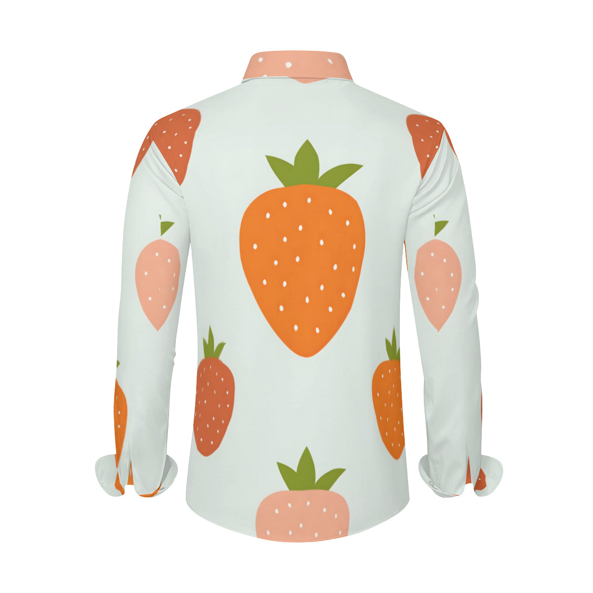 Strawberries Long Sleeves Men's Shirt