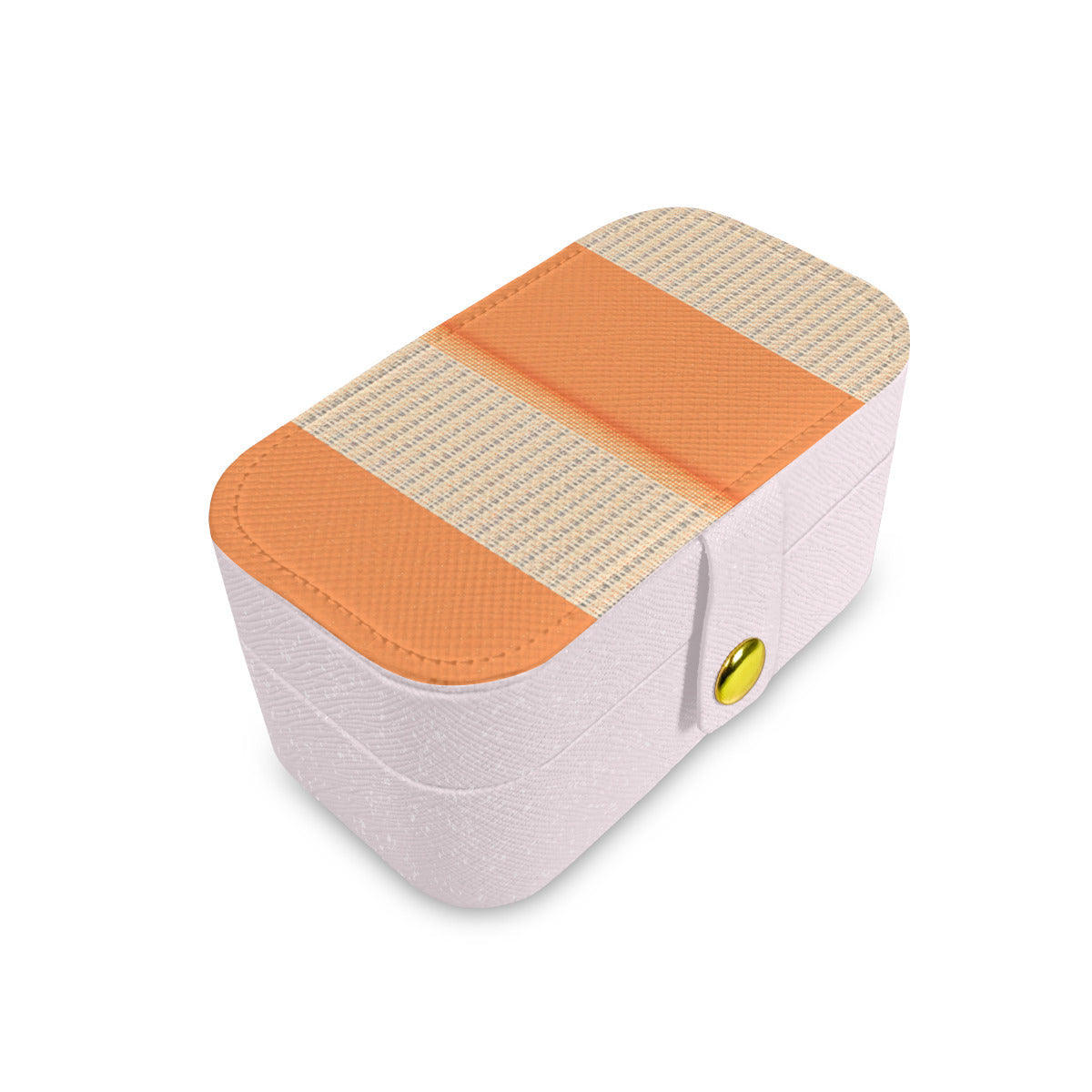 Orange Style Personalized Portable Jewelry Box