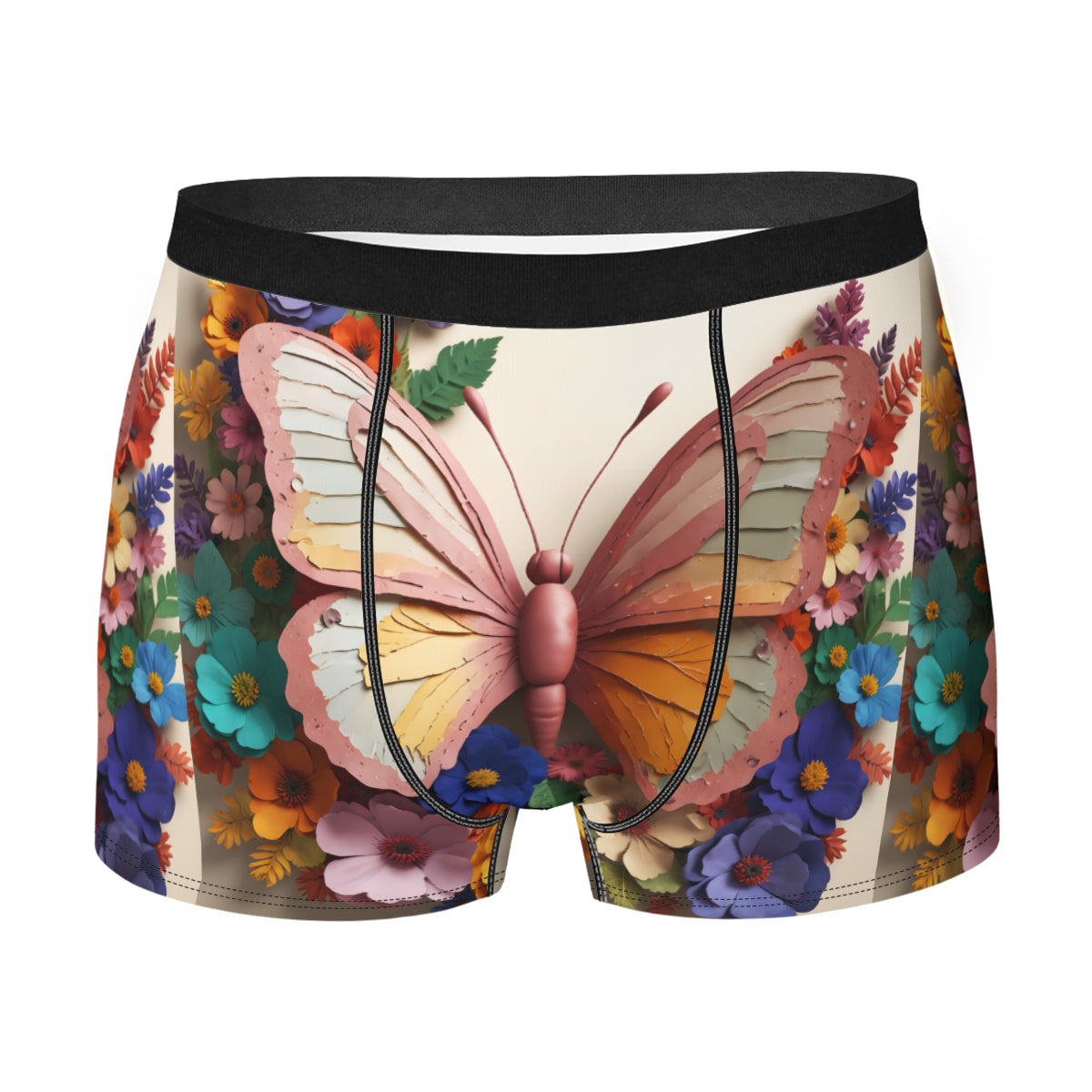 Butterfly Men's Underwear (Multi-Faceted Design)