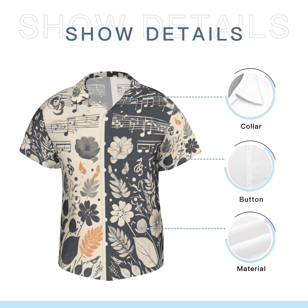 Musical Harmony  Short Sleeves Men's Shirt