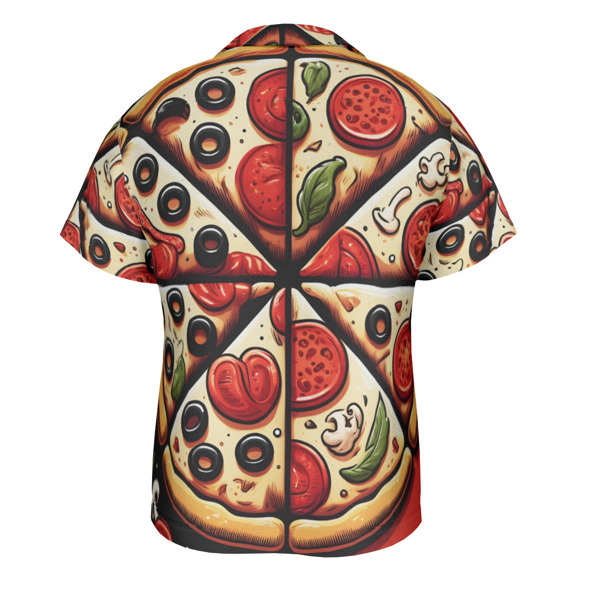 Pizza Slices Short Sleeves Men's Shirt