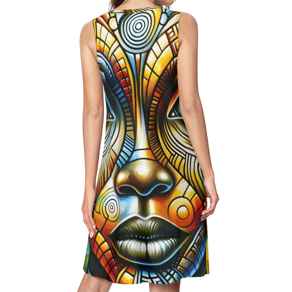 Afrocentric Women's Casual Dress | Polyester