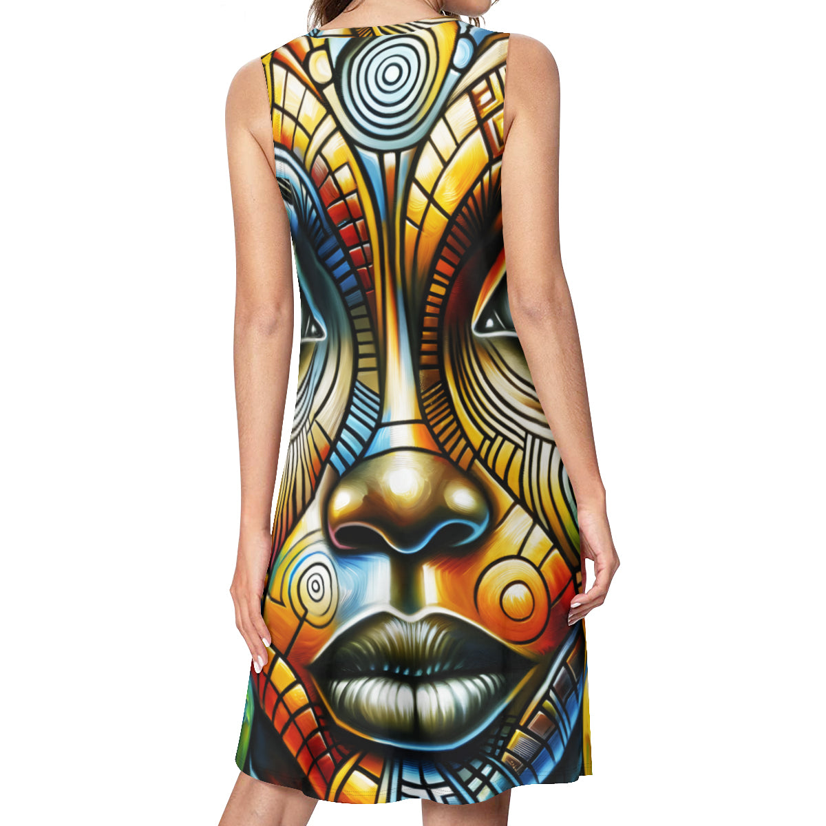 Afrocentric Women's Casual Dress | Polyester