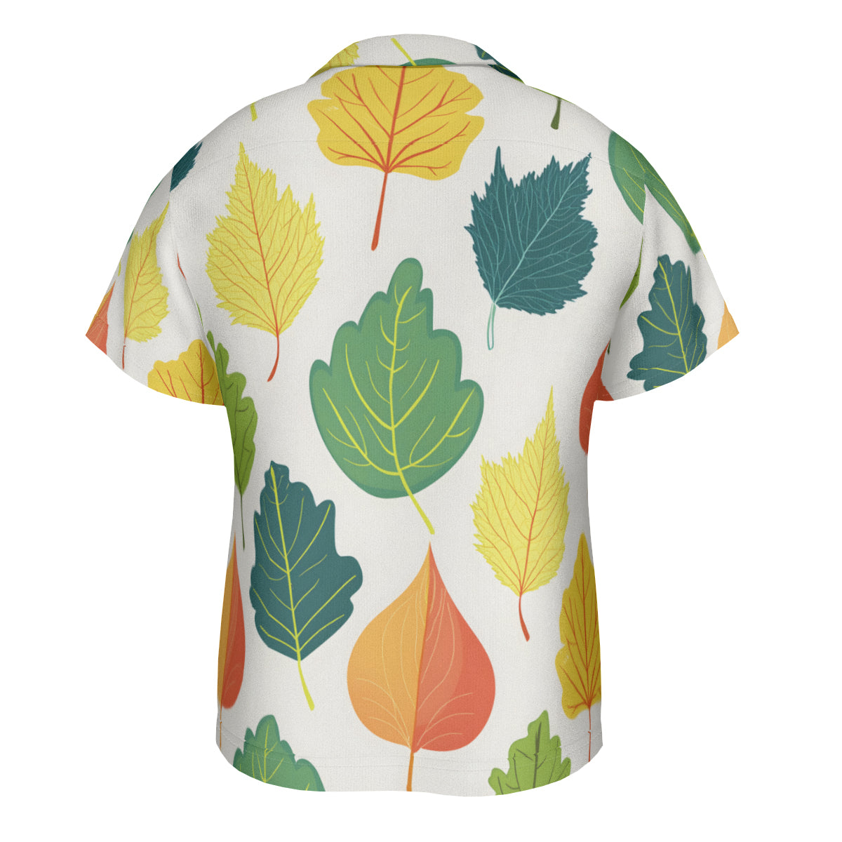 Autumn Floral Short Sleeves Men's Shirt
