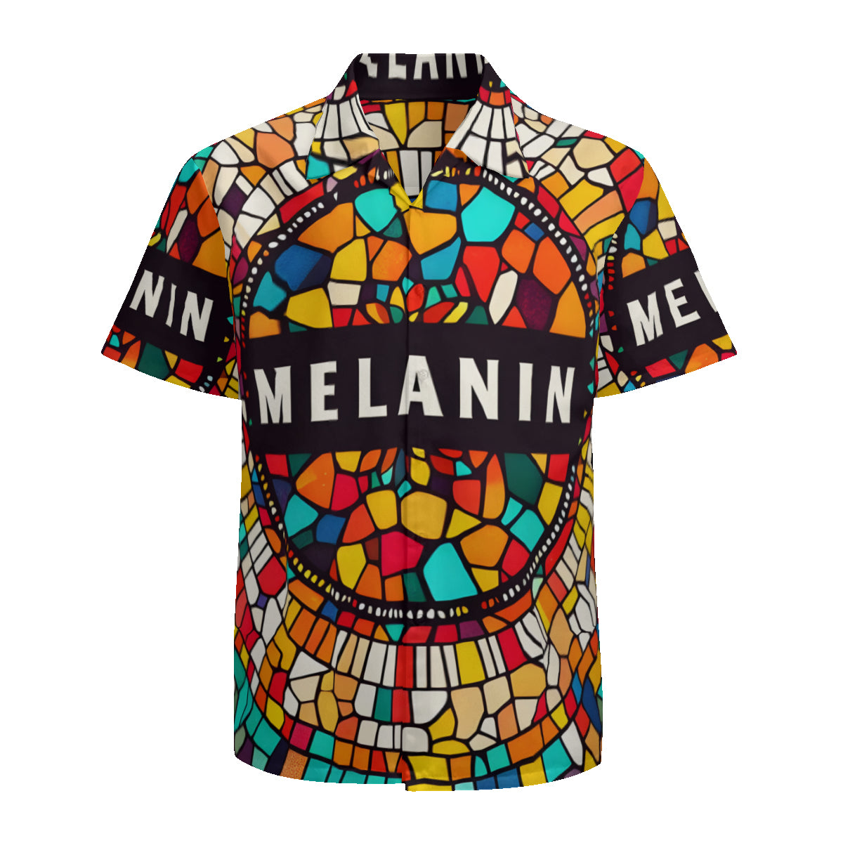 Abstract Melanin Short Sleeves Men's Shirt