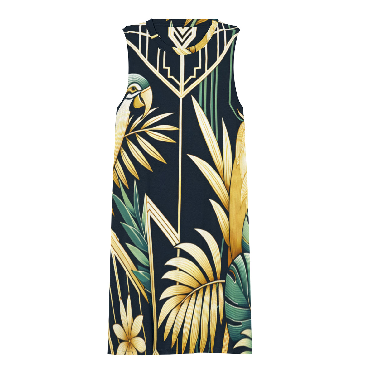 Tropical Women's Casual Dress | Polyester