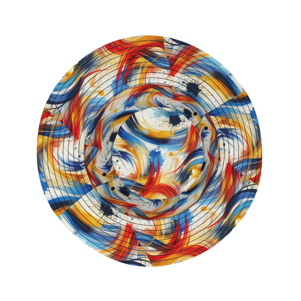 Brush Strokes Double-Sided Unisex Polyester Bucket Hat