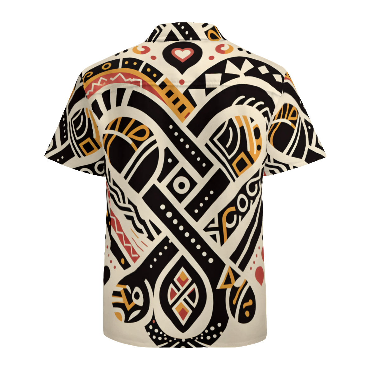 Abstract Afrocentric Short Sleeves Men's Shirt