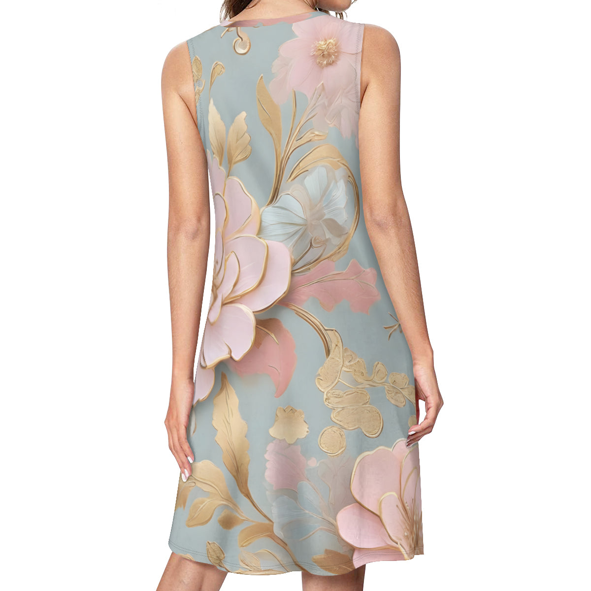 Floral Women's Casual Dress | Polyester