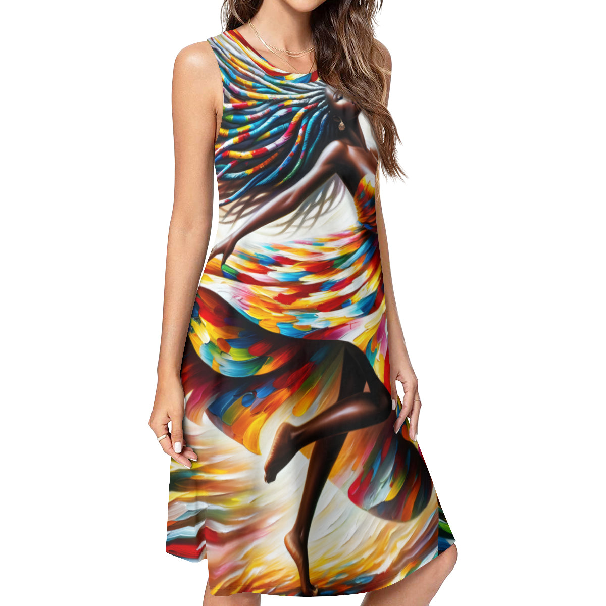 Dancing Queen Women's Casual Dress | Polyester