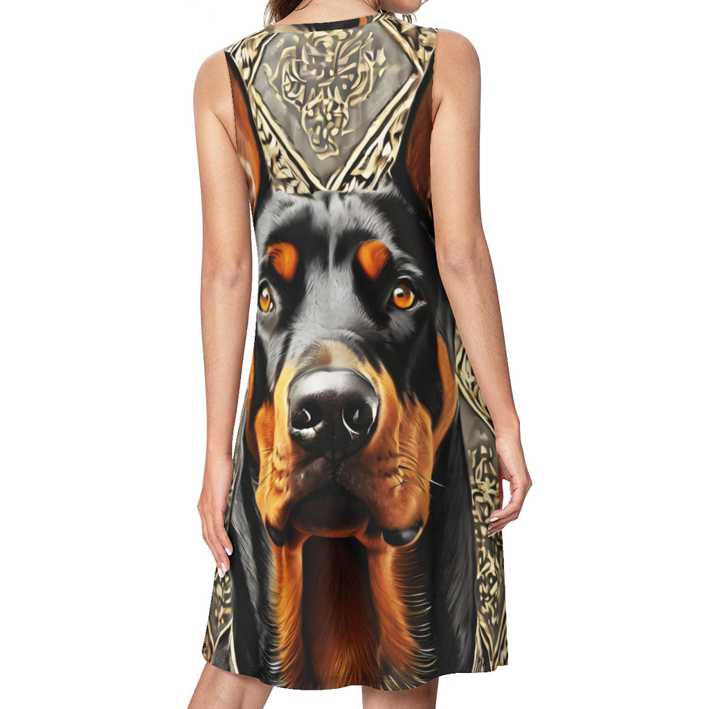 Doberman Women's Casual Dress | Polyester