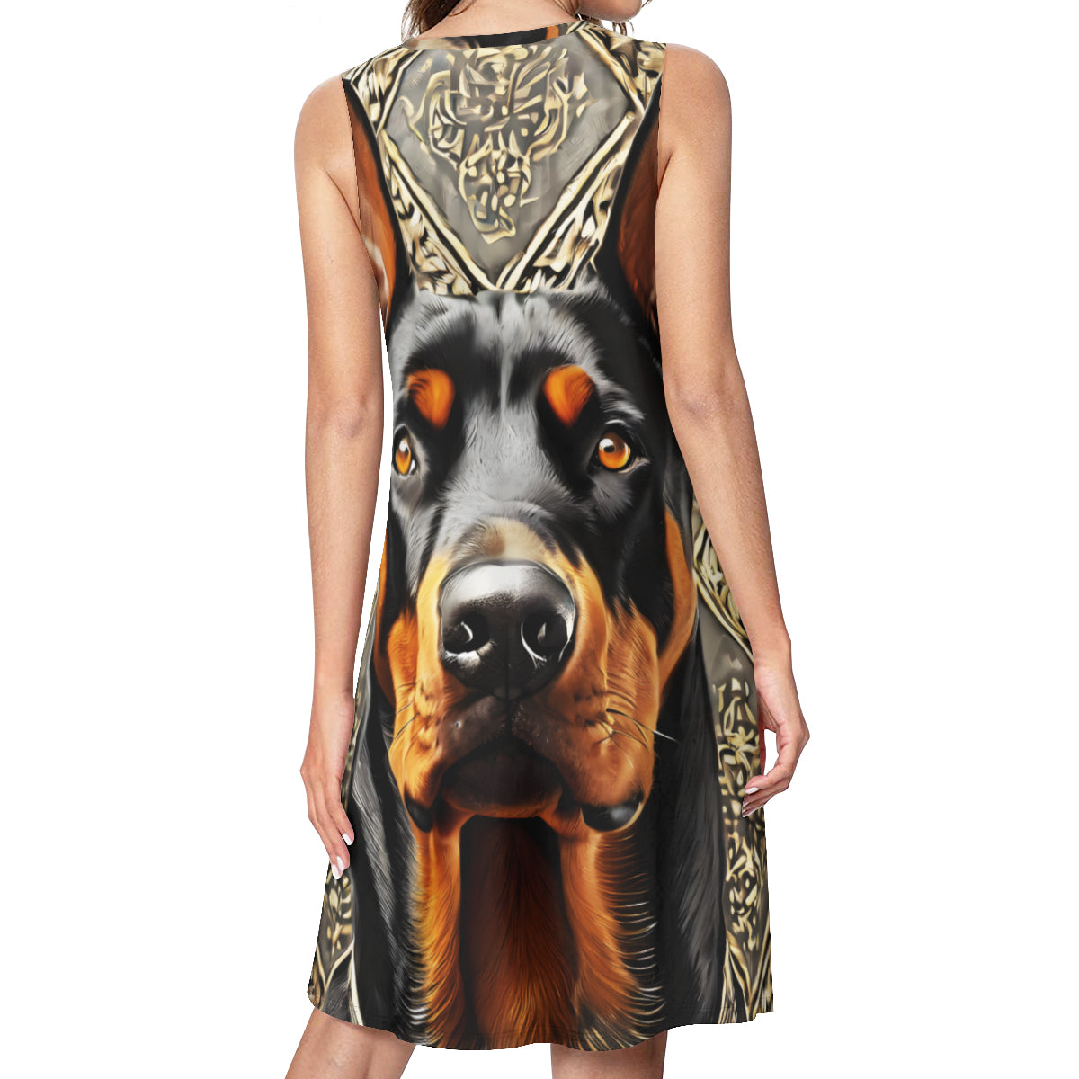 Doberman Women's Casual Dress | Polyester