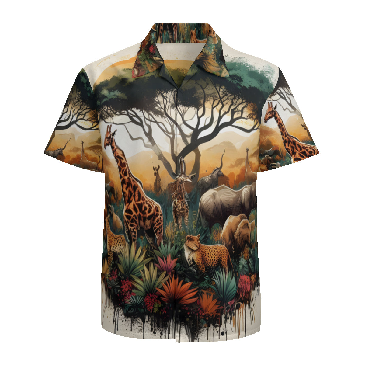 Animal Kingdom Short Sleeves Men's Shirt