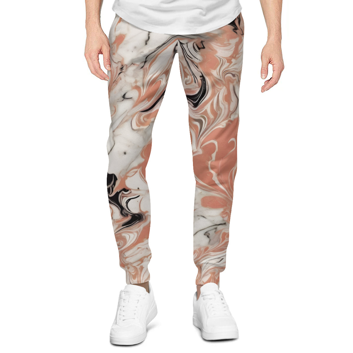 Marble Men's Adult Hoodie Set (Double-Layer Hood) | Health Fabric