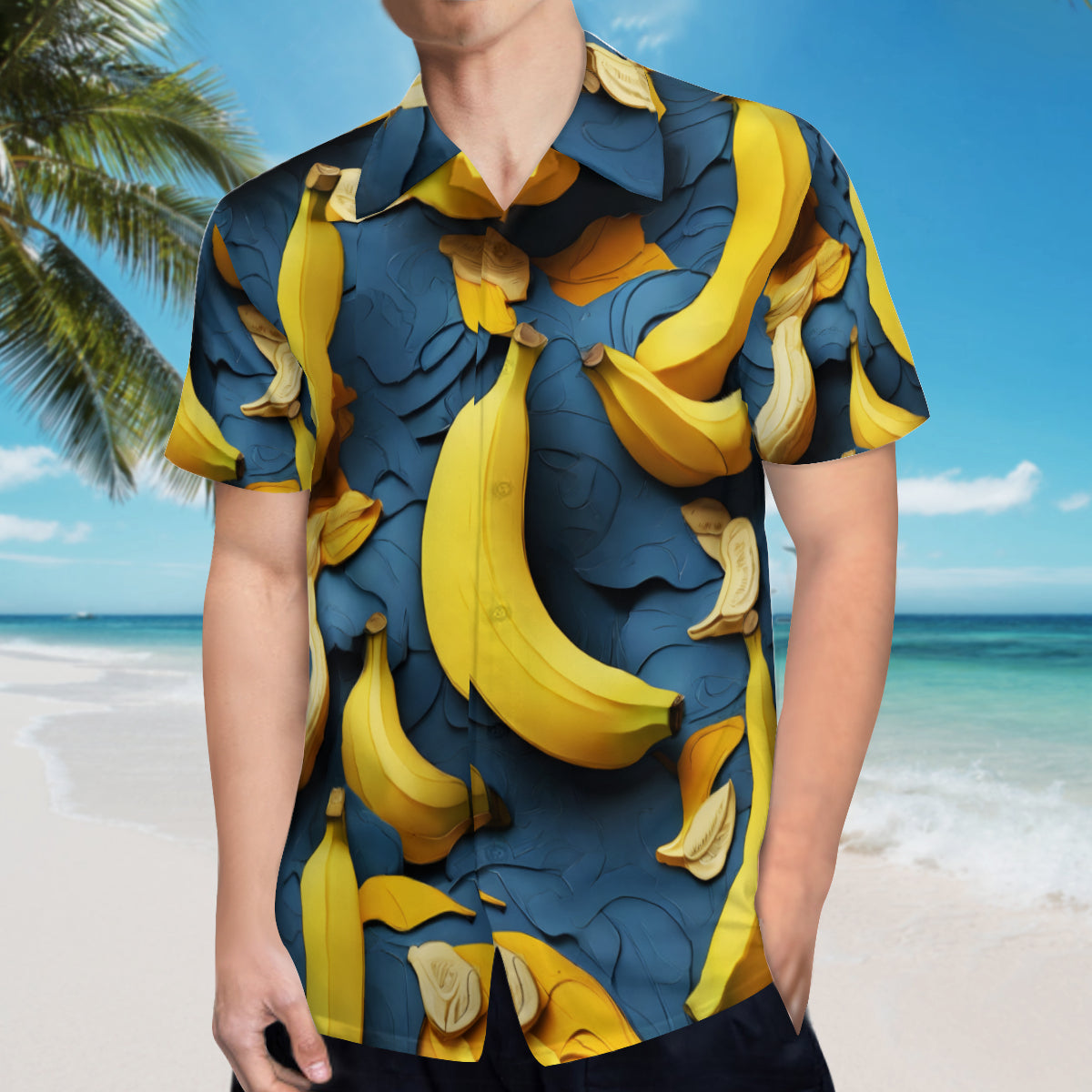Banana Short Sleeves Men's Shirt