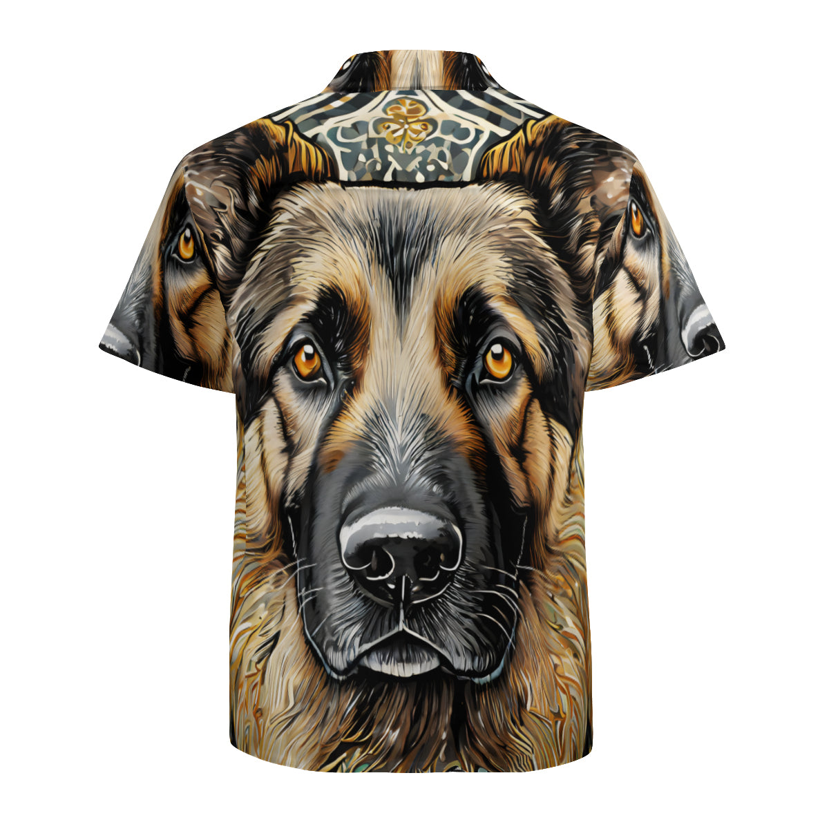German Shepherd Short Sleeves Men's Shirt