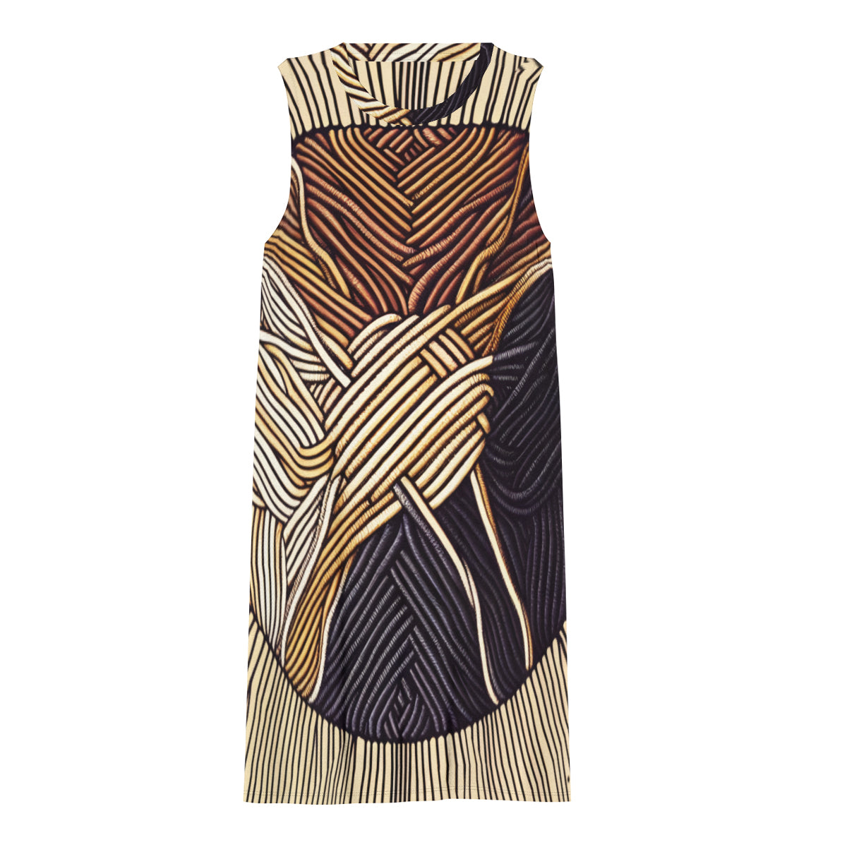 Interwoven Thread Design Women Casual Dress
