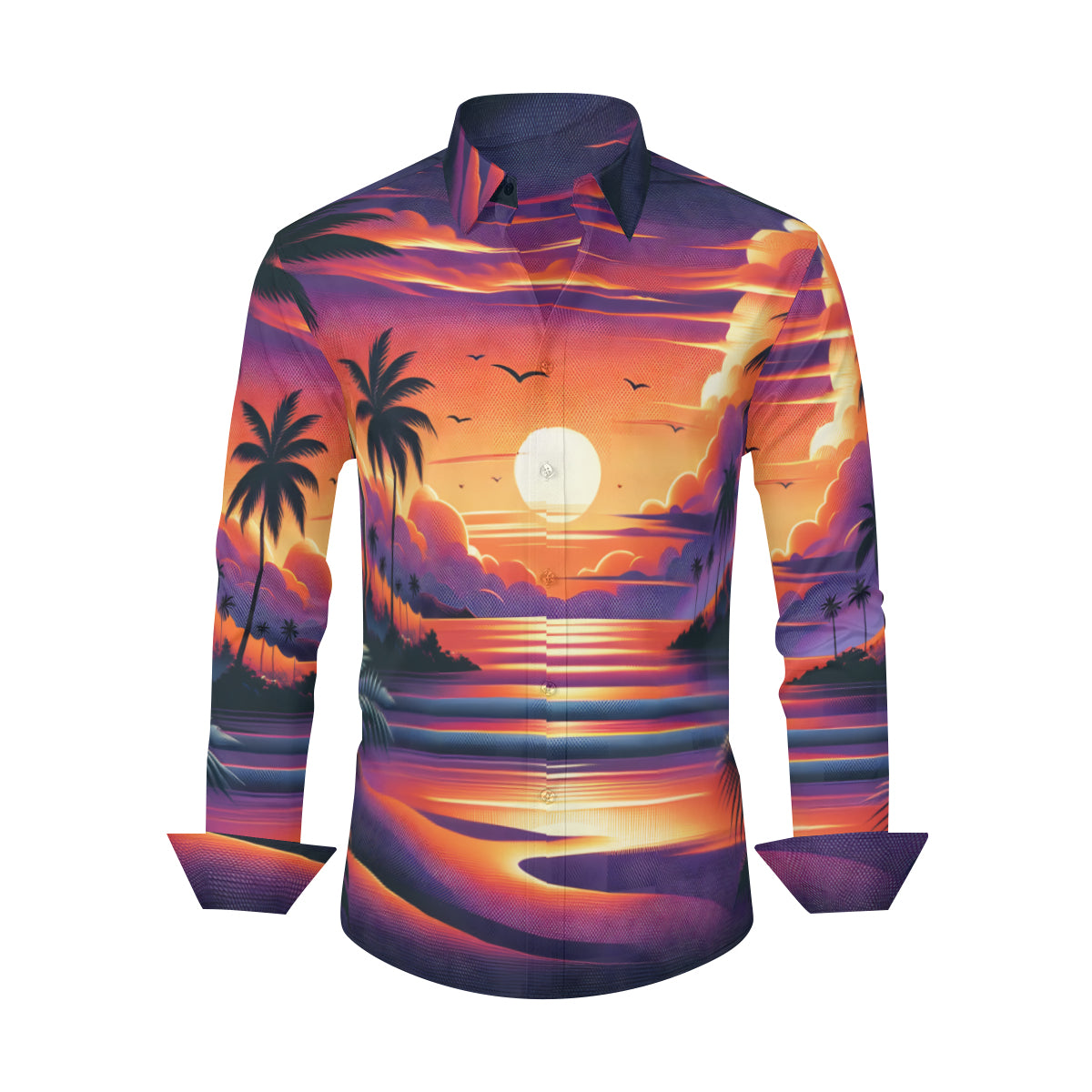 Sunrise Long Sleeves Men's Shirt