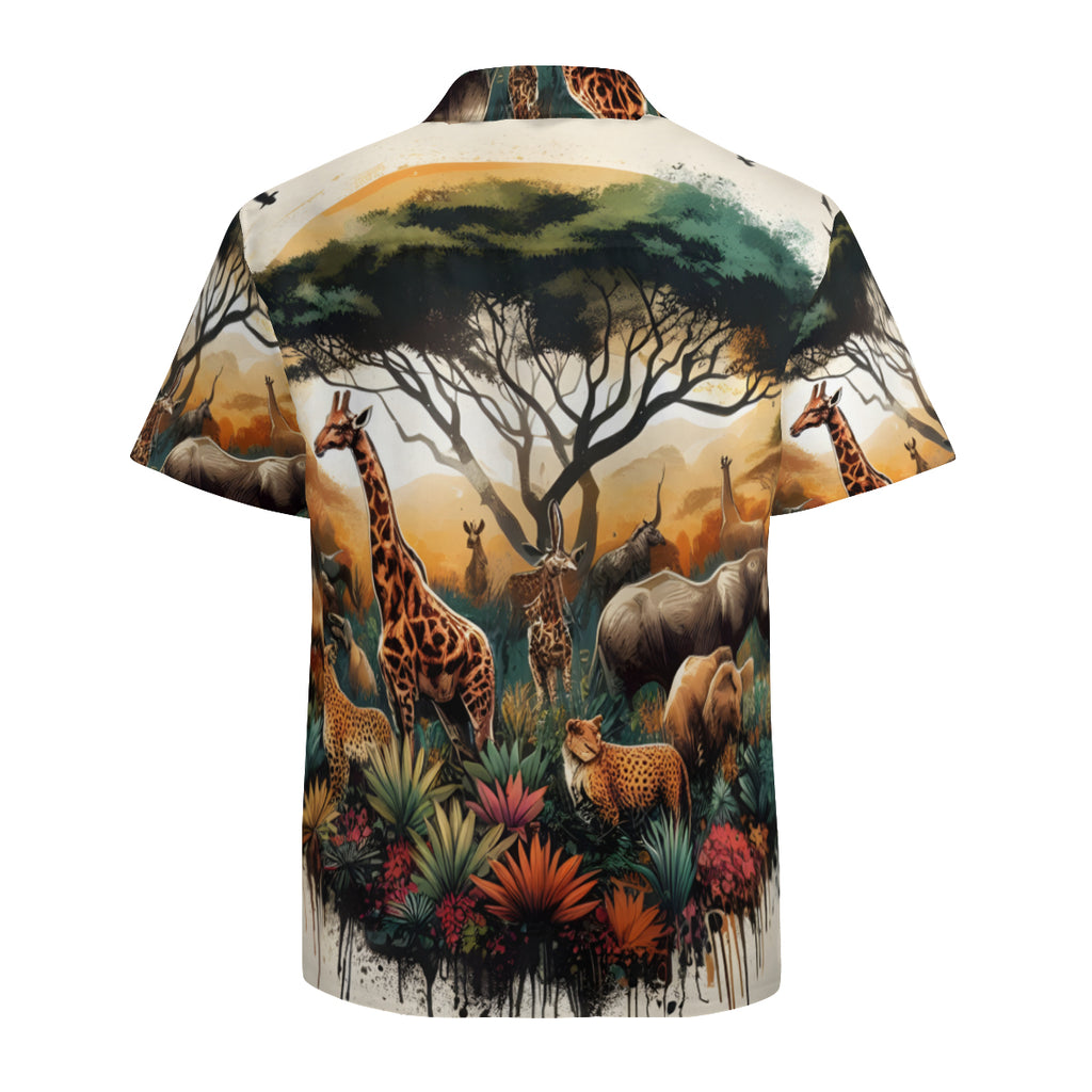 Animal Kingdom Short Sleeves Men's Shirt