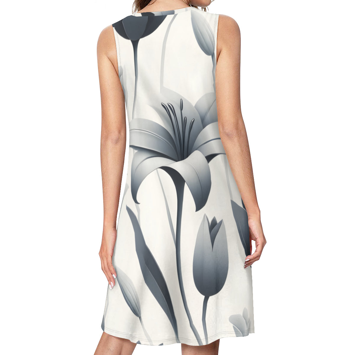 Floral Women's Casual Dress | Polyester