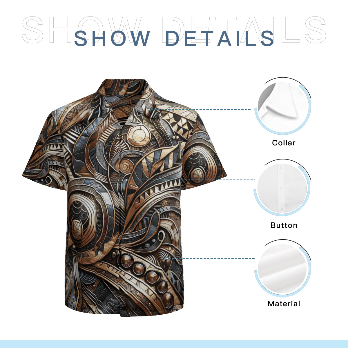 Metallica Leaf  Short Sleeves Men's Shirt