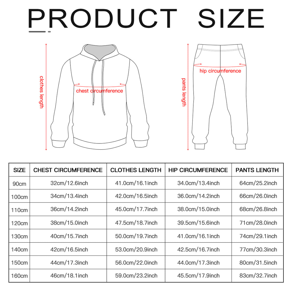 Dinosaur Children's Hoodies Sets｜Polyester