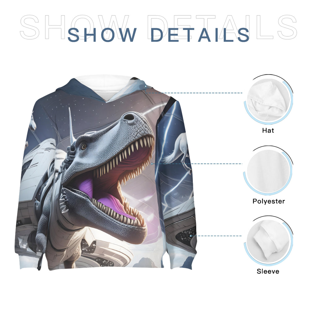 Dinosaur Children's Hoodies Sets｜Polyester