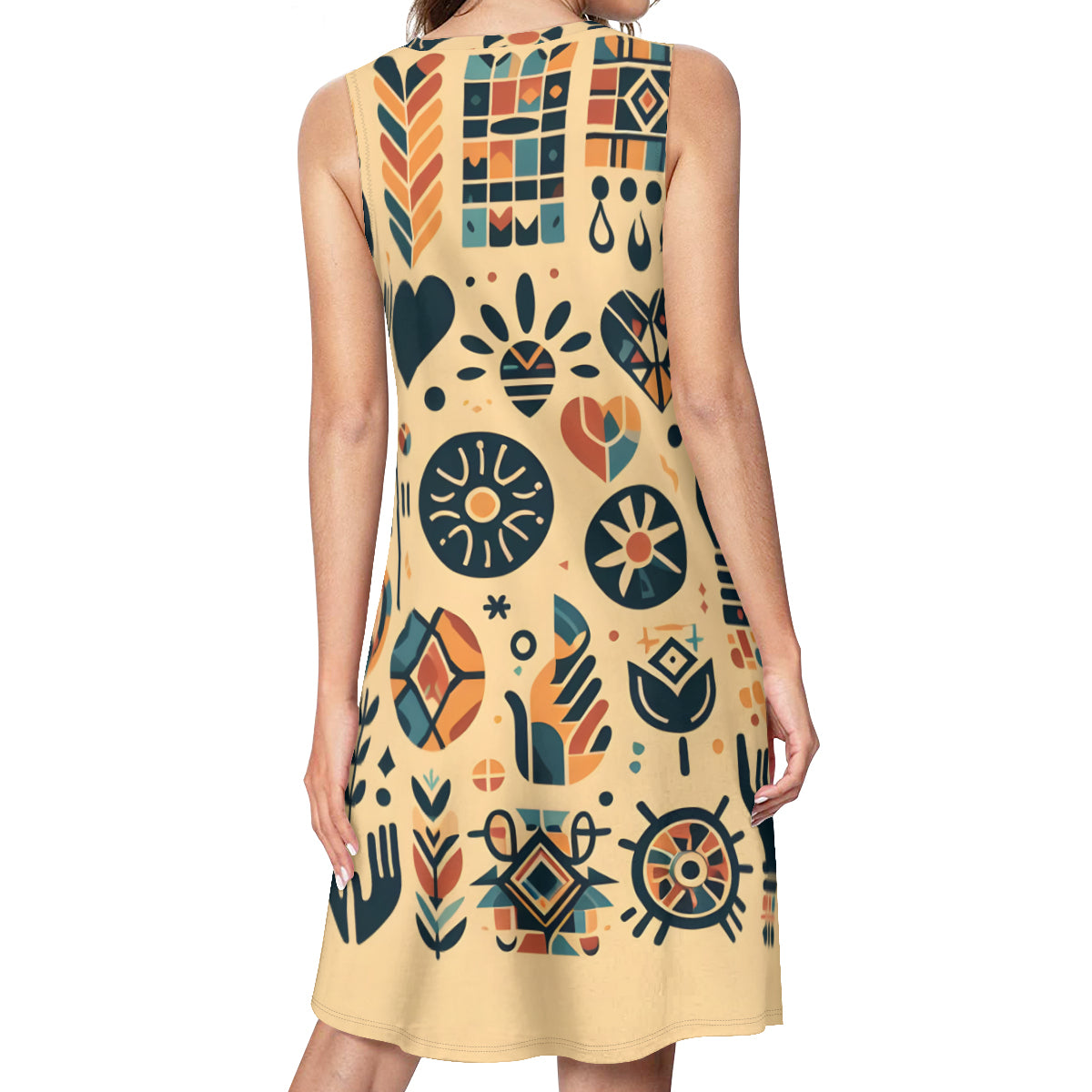 Floral Women's Casual Dress | Polyester