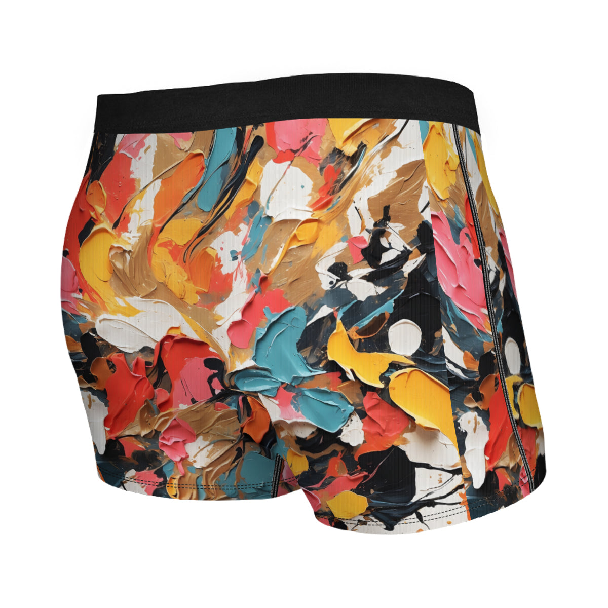 Abstract Design Men's Underwear (Multi-Faceted Design)