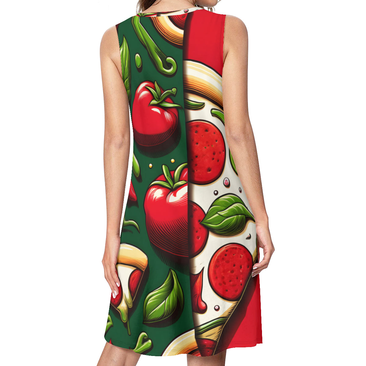 Pizza Women's Casual Dress | Polyester