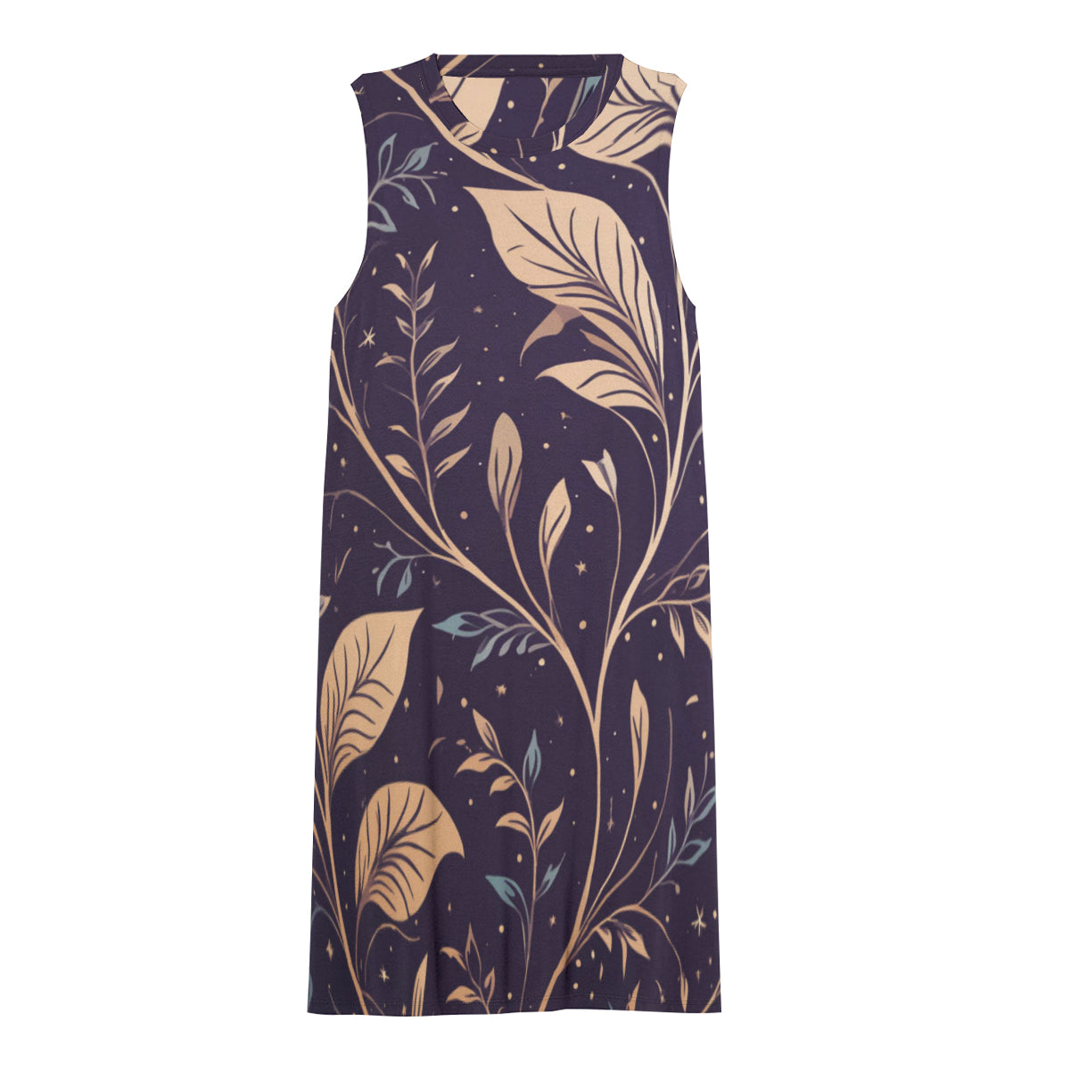 Elegant Floral Women's Casual Dress | Polyester