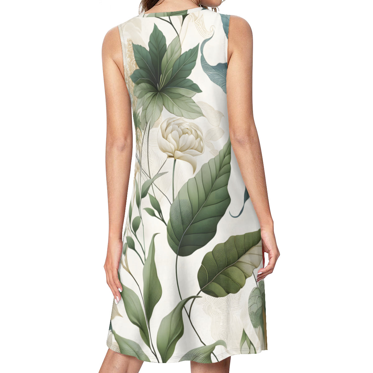 Floral Women's Casual Dress | Polyester