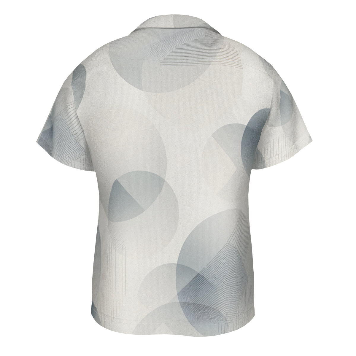 Abstract Design Short Sleeves Men's Shirt