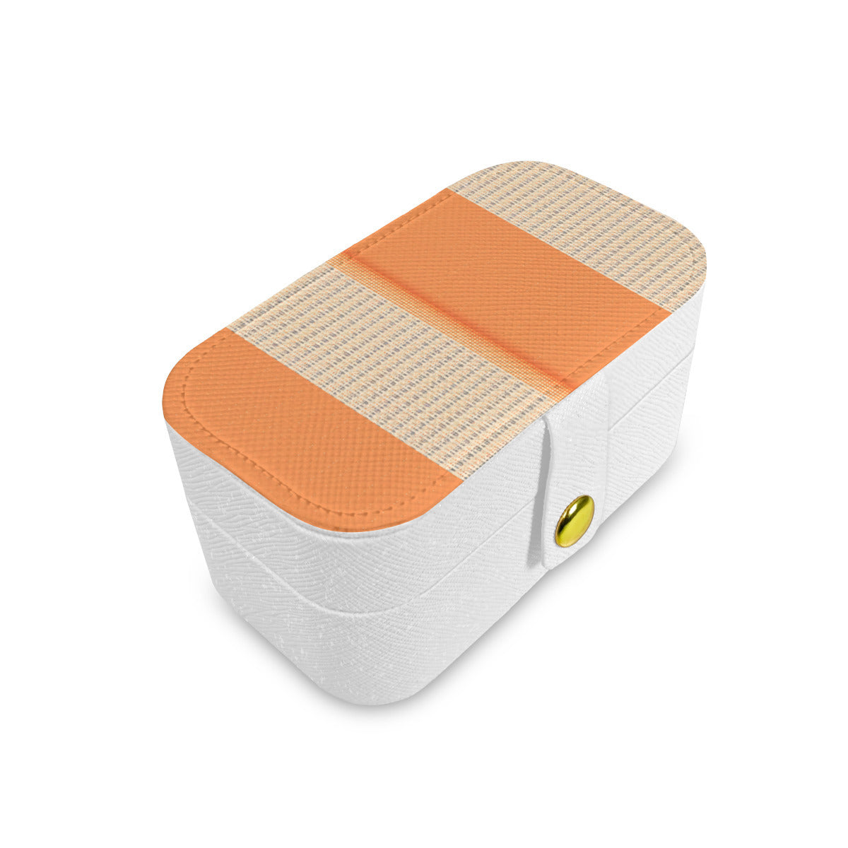 Orange Style Personalized Portable Jewelry Box