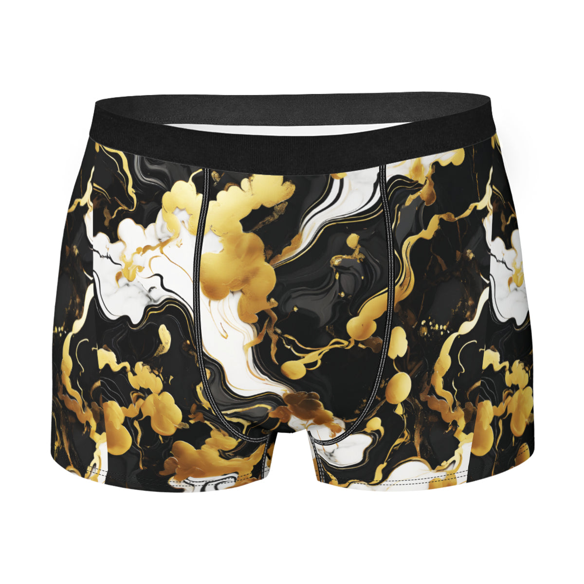 Marble Gold Men's Underwear (Multi-Faceted Design)